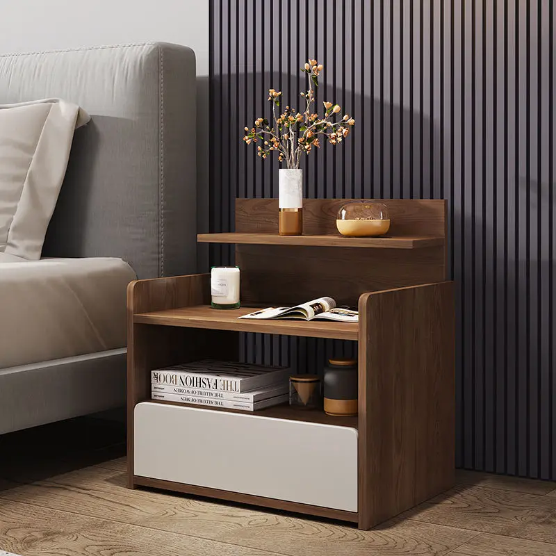 Bedroom Furniture Bedside Table Modern Simplicity Wooden Chest Of Drawers Nordic Style Night Table Living Room Storage Cabinet