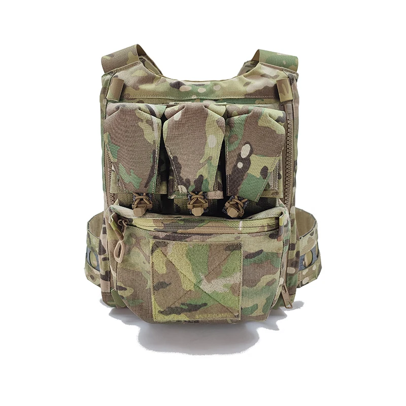 TW-P115 Delustering TwinFalcons Tactical Back Panel Banger For Tactical Vest Molle Zipper Pack Bag 500D