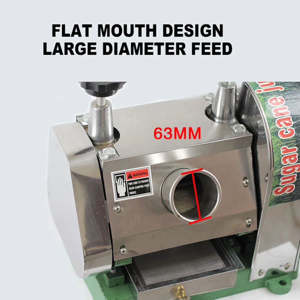 Exprimidor Manual de caña de azúcar, separación de residuos de jugo de caña de azúcar exprimida a mano comercial, jugo rápido