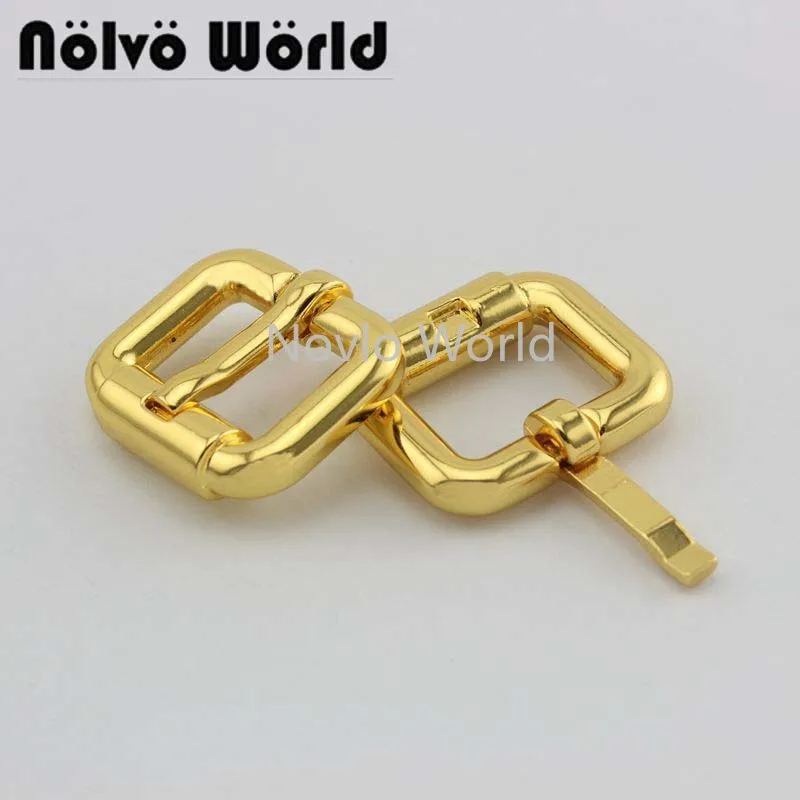 4 pieces test, 4 colors 18.8*12.2mm,  buckles webbing belt ribbon buckle clasp handbag strap clips diy hardware accessories