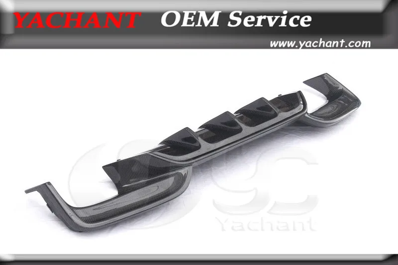 

Car-Styling Carbon Fiber Rear Diffuser Fit For 2012-2014 6 Series F06 F12 F13 M6 AKM Style Rear Lip with MP Style Diffuser