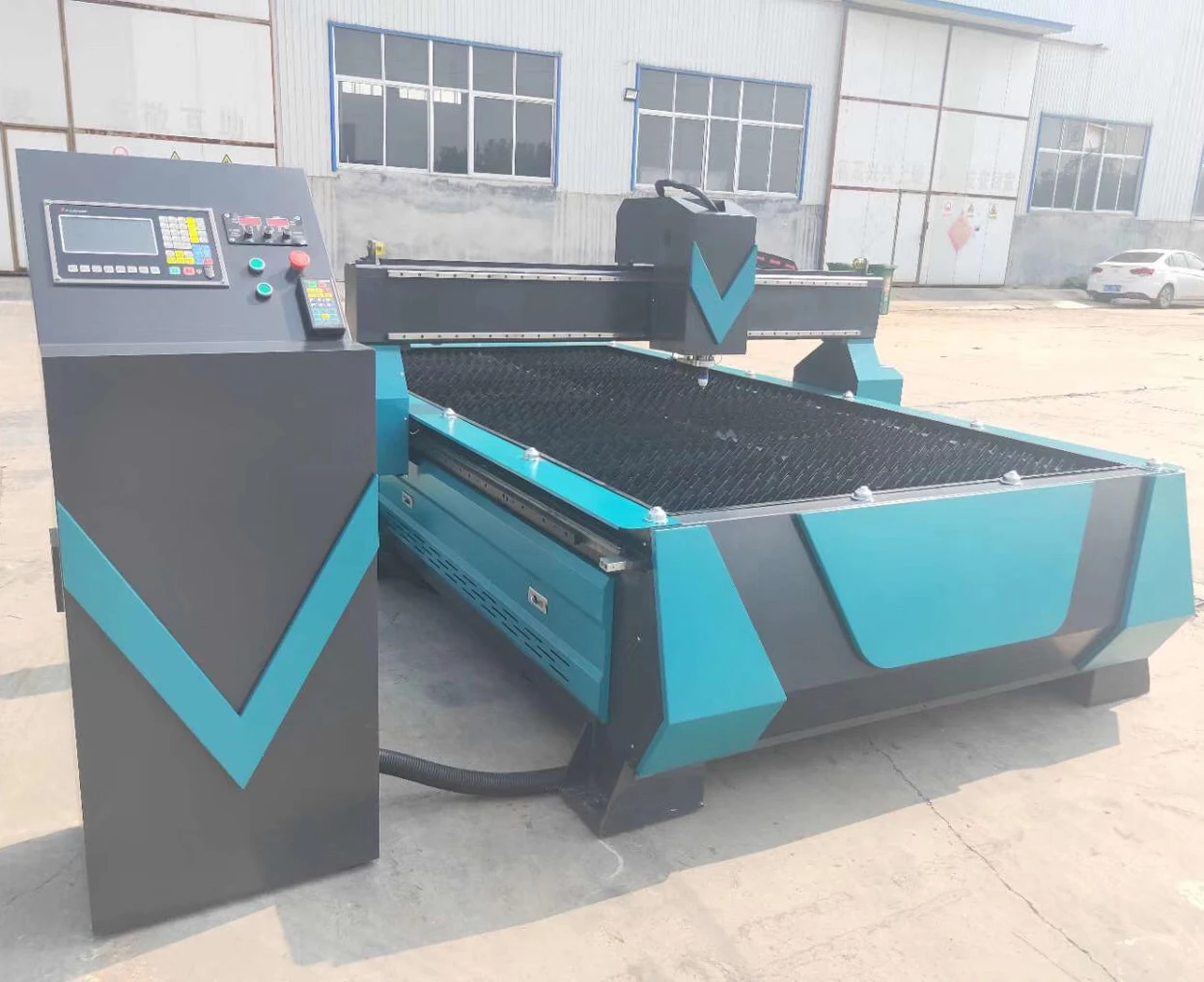 Automatic cnc plasma cutting machine for 0-30mm steel cutting/1325 1530 plasma cutter with dilling head for metal