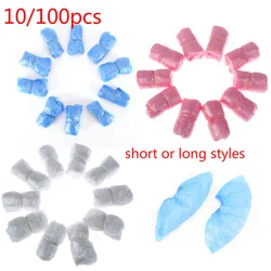 100Pcs/lot  Plastic Waterproof Overshoes Disposable Shoe CoversThick Cleaning Shoe Cover Rainy Day Carpet Floor Protector