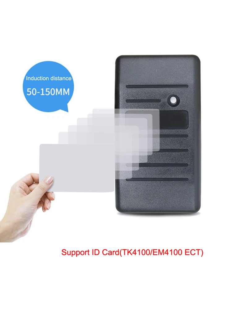 Waterproof 125khz RFID Card Reader Wiegand 26 34 Card Reader LED Indicators Security RFID EM  Card Access Control wiegand readr