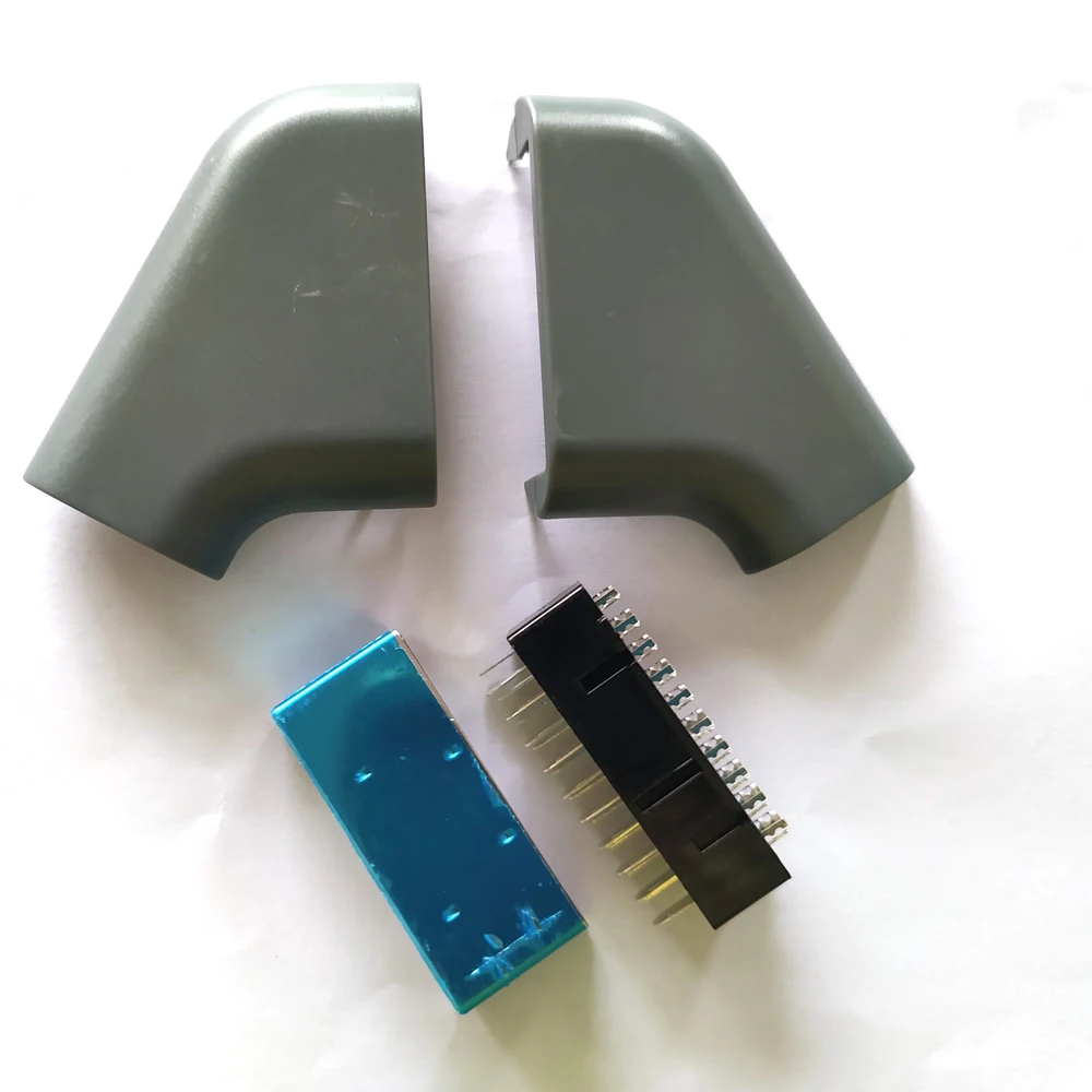 열 및 쉘 배선이있는 100PCS 21Pin Scart 케이블 용접 와이어 테스트 오디오 및 비디오 인터페이스