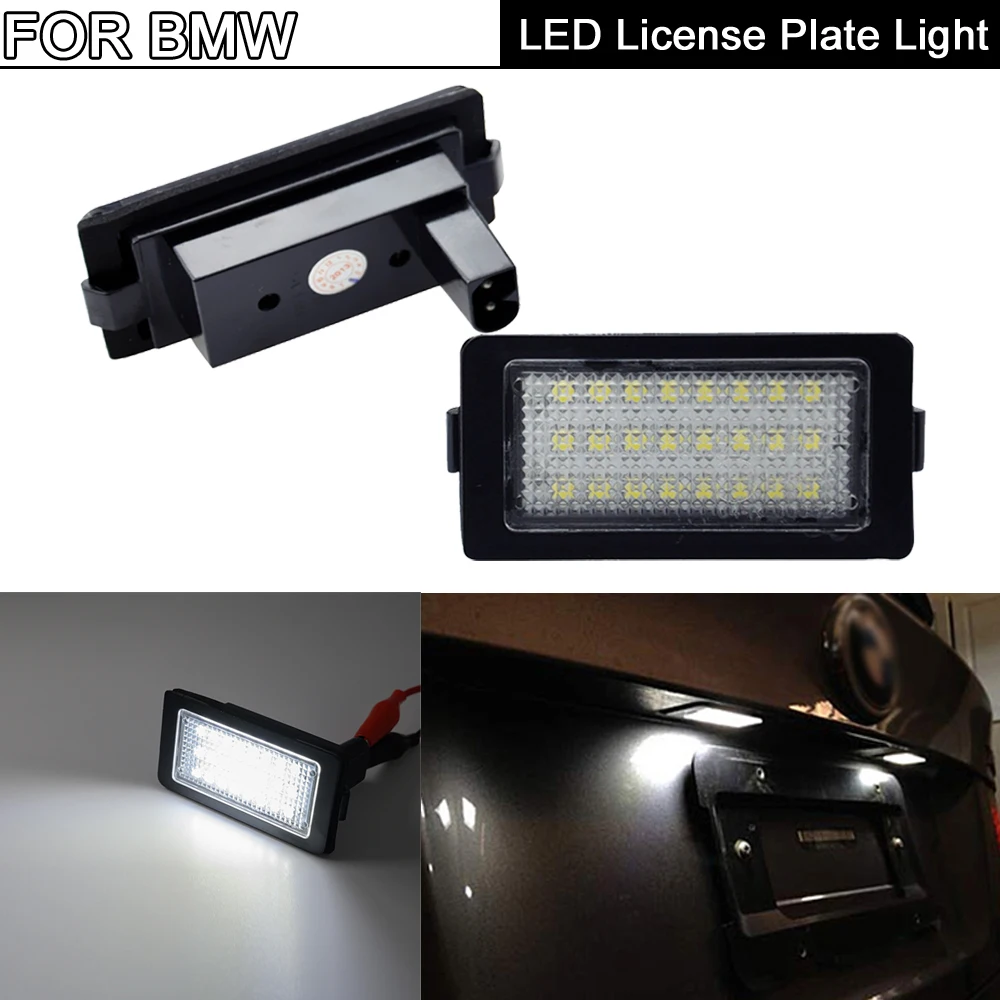

2Pcs White LED License Plate Light For BMW 7-Series E38 728i 730i 730d 740i 740d 740iL 750i 750iL 1995-2001
