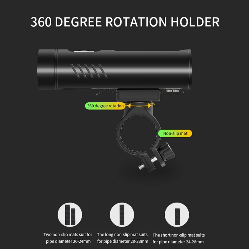 Más Potente 3200mAh P90 P50 L2 linterna para bicicleta T6 luz USB batería recargable bicicleta accesorios como banco de energía