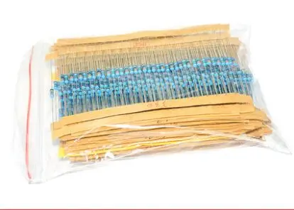 300pcs 600pcs 1/4W Resistance 1% 30 Kind Each 10pcs/20pcs Film Resistor Assorted Kit with box