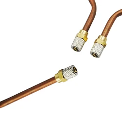 Nozzle Solder Connector for 4mm OD Copper Pipe for Hydraulic Oil Cylinder RC 1/12 Trailer Car Parts
