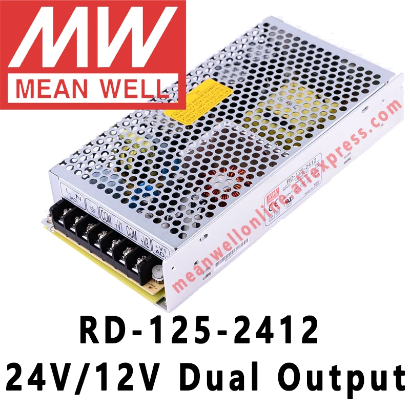 Mean Well RD-125 Series 125W Dual Output Switching Power Supply meanwell AC/DC 12V/24V