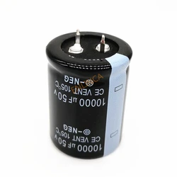 1pcs/lot 50V 10000UF Radial DIP Aluminum Electrolytic Capacitors size 30*40 10000UF 50V Tolerance 20%
