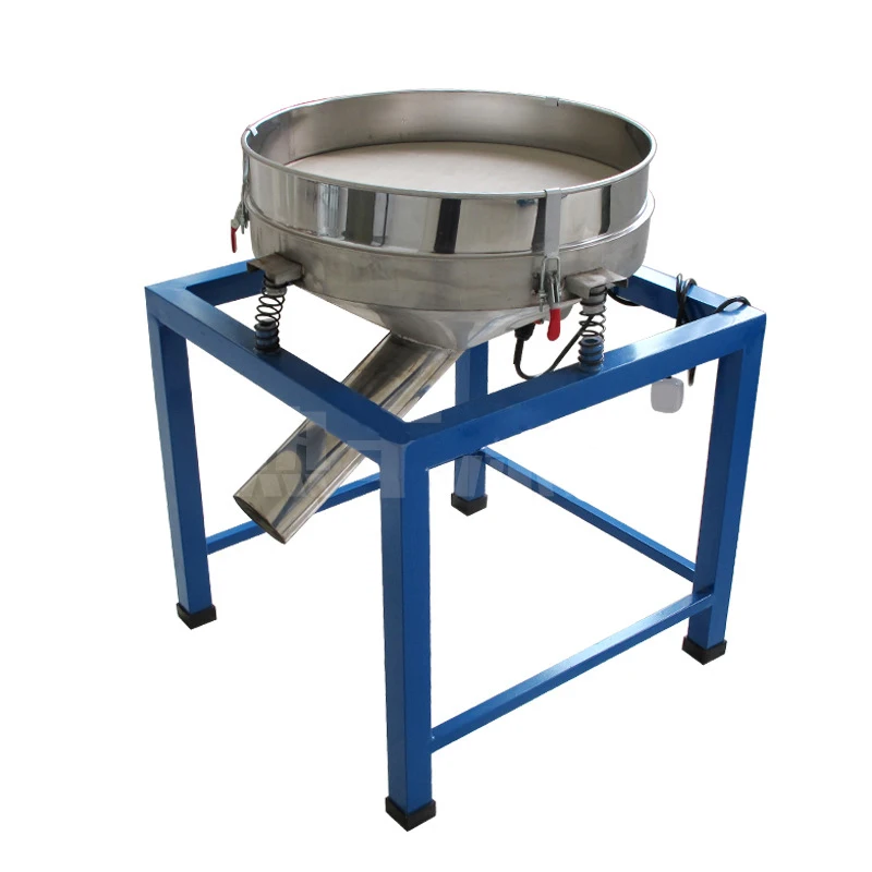 Portable flour vibrating sieve GY-X2 square linear vibrating sieve 300W small stainless steel vibrating sieve