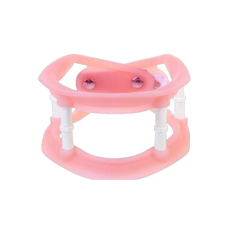 Adjustable silicone neck collar framework elongation neck traction Massager vertebrae support massage to relax