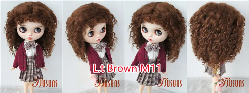 D28002 Extremely Longe Curly Monghanjuc Mohair BJD Wigs 6-7' 7-8' 8-9' 9-10' 1/6 1/4 1/3 YOSD MSD SD DOD QBaby Blythes Hair