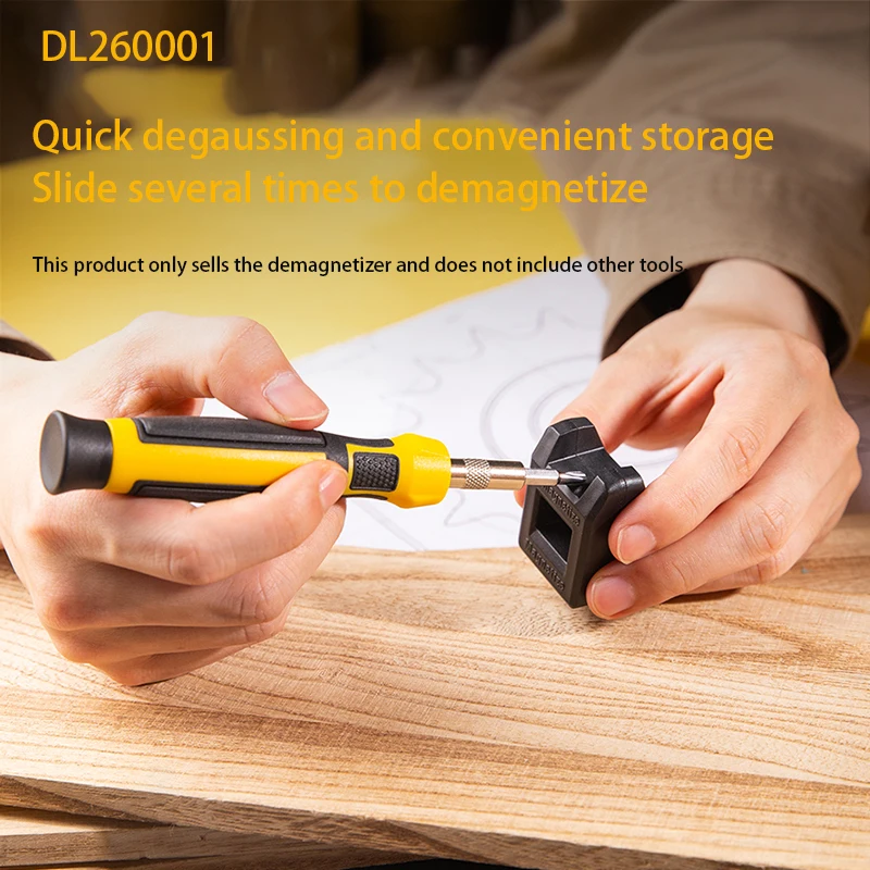 Deli DL260001 Magnetizer Demagnetizer Screwdriver Tip Tweezers Screw Bits Professional Deli Degauss Repair Tool Hand Tools