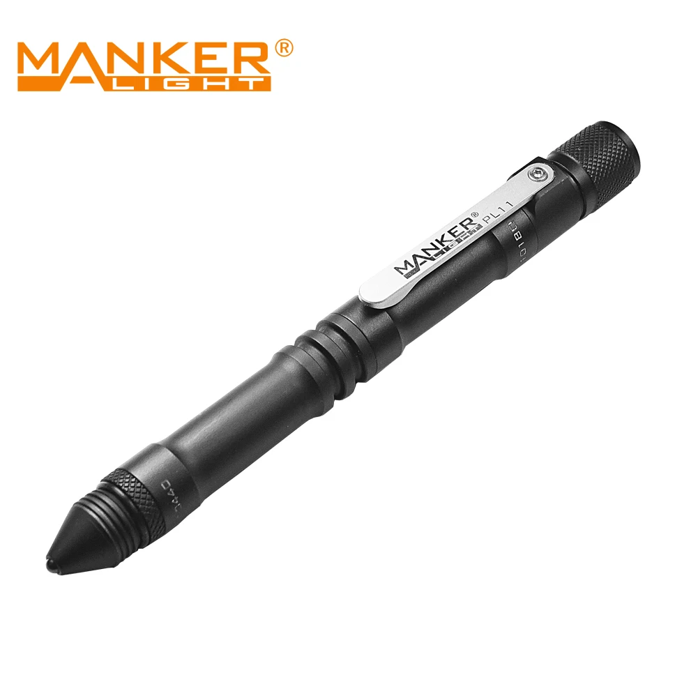 Manker PL11 Multi-purpose USB Rechargeable LED Flashlight CREE XPG3/Nichia 219C Penlight