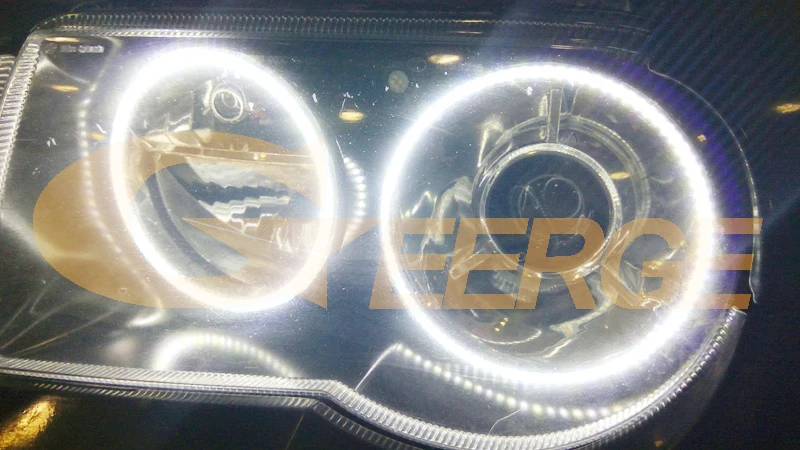 For Chrysler 300 C 300C 2004 2005 2007 2008 2009 2010 Excellent Day Light 4 Pcs Ultra Bright Smd Led Angel Eyes Kit Halo Rings