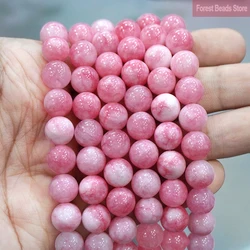 Light Pink Rose Jasper Beads 15