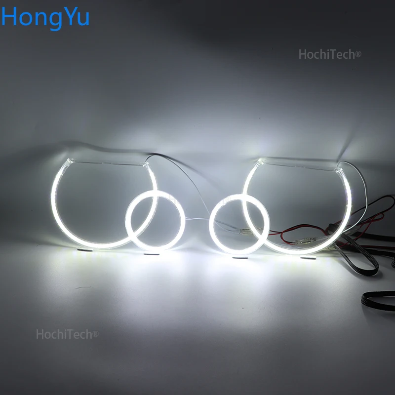 لسيارة شيفروليه تشيفي كامارو 2010 - 2013 Smd Led مجموعة عيون الملاك إضاءة ممتازة فائقة السطوع DRL أضواء النهار الجري