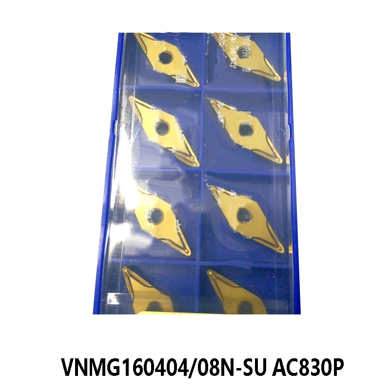 

100pcs Original VNMG160404N-SU VNMG160408N-SU AC830P Carbide Inserts VNMG160404 VNMG160408 N-SU VNMG 160404 160408 Lathe Cutter