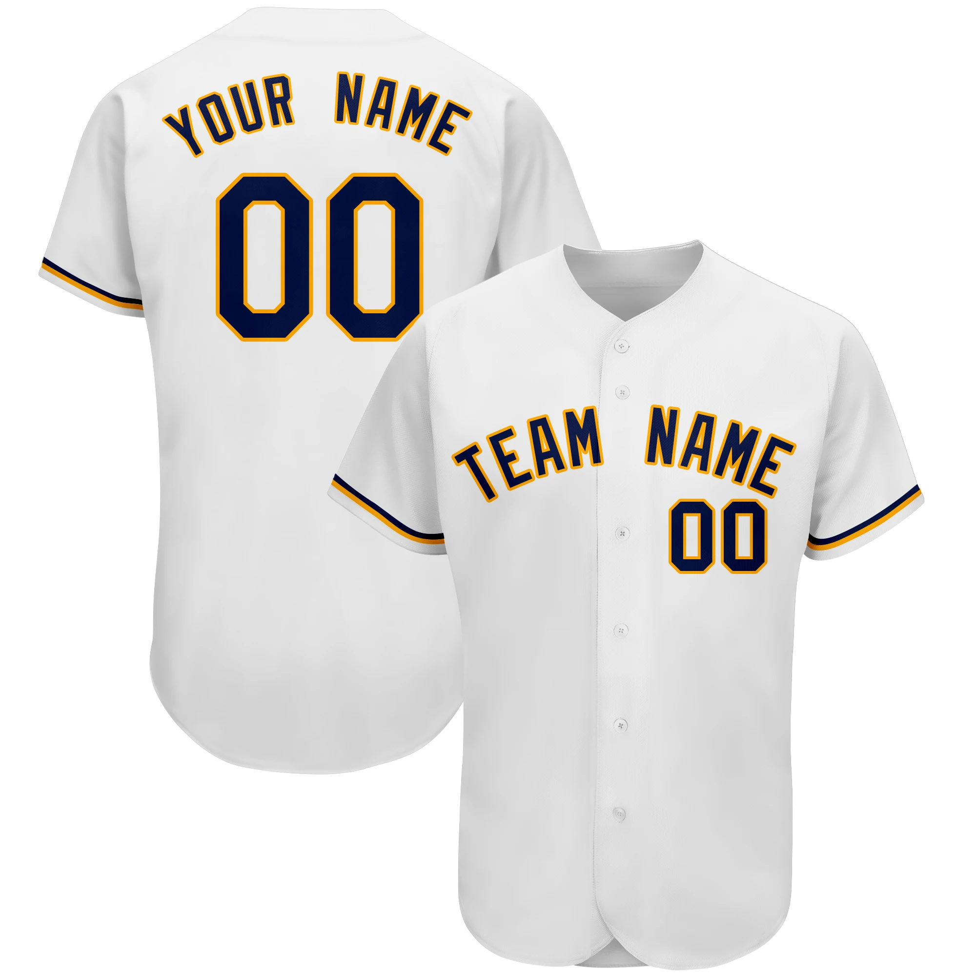 Custom Baseball Jersey 100% Polyester Customized team name/number Printed Breathable Soft Athletic/Casual for Adults/Youth