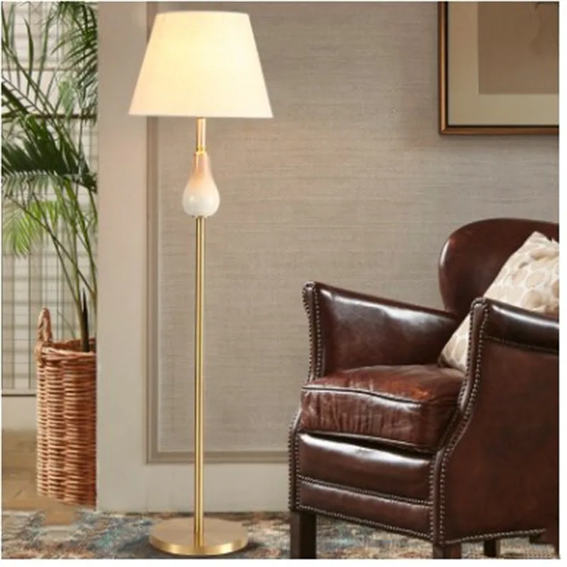 Modern Ceramic Floor Lamp Living Room Parlor Sofa Corner Luxury Simple Reading Night Standing Light 190113