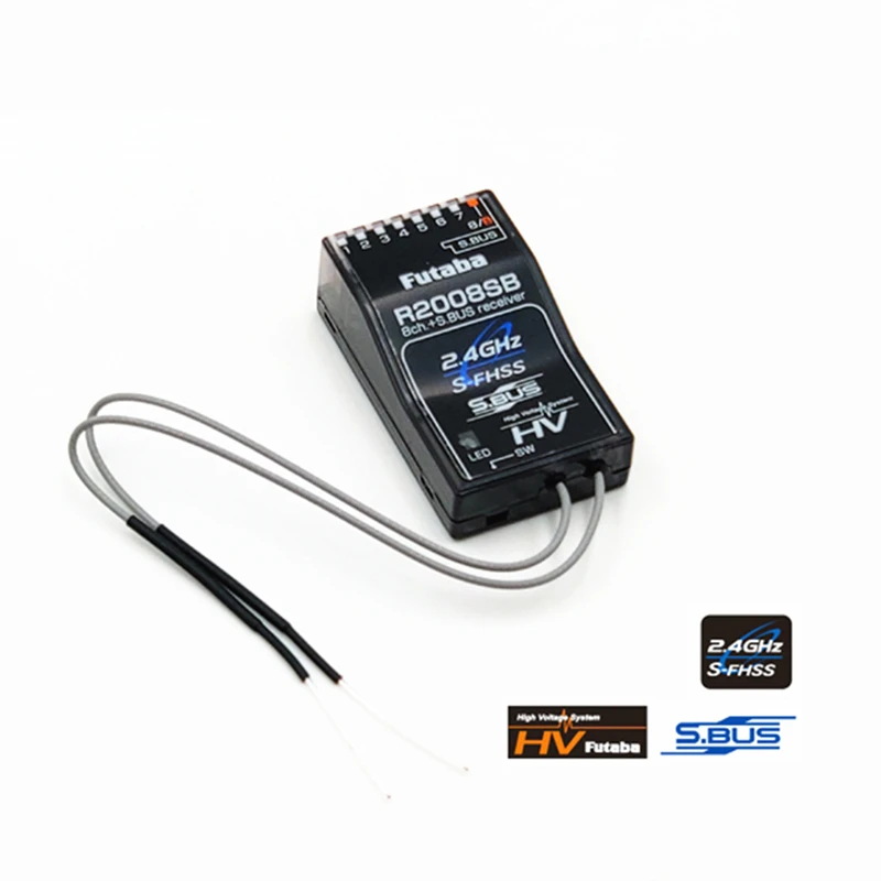 

FUTABA R2008SB 2.4Ghz 8CH S-FHSS HV digital Receiver for S.Bus Futaba T6J T8J T14SG 18MZ remote control