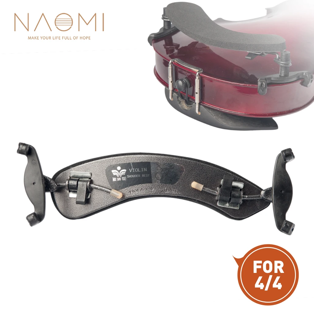 

NAOMI Shoulder Rest 3/4 4/4 Wolf Violin Shoulder Rest For 3/4 4/4 Violin Parts Accessories Black New