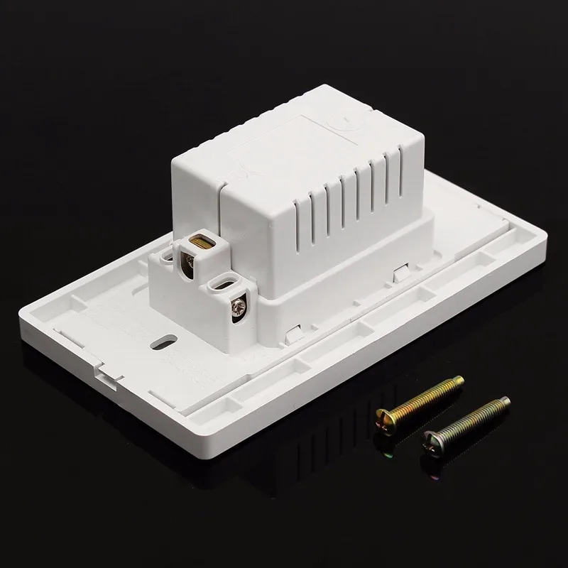 118 мм США настенная розетка адаптер зарядное устройство 250 в 15 А 2 розетки американский стандарт