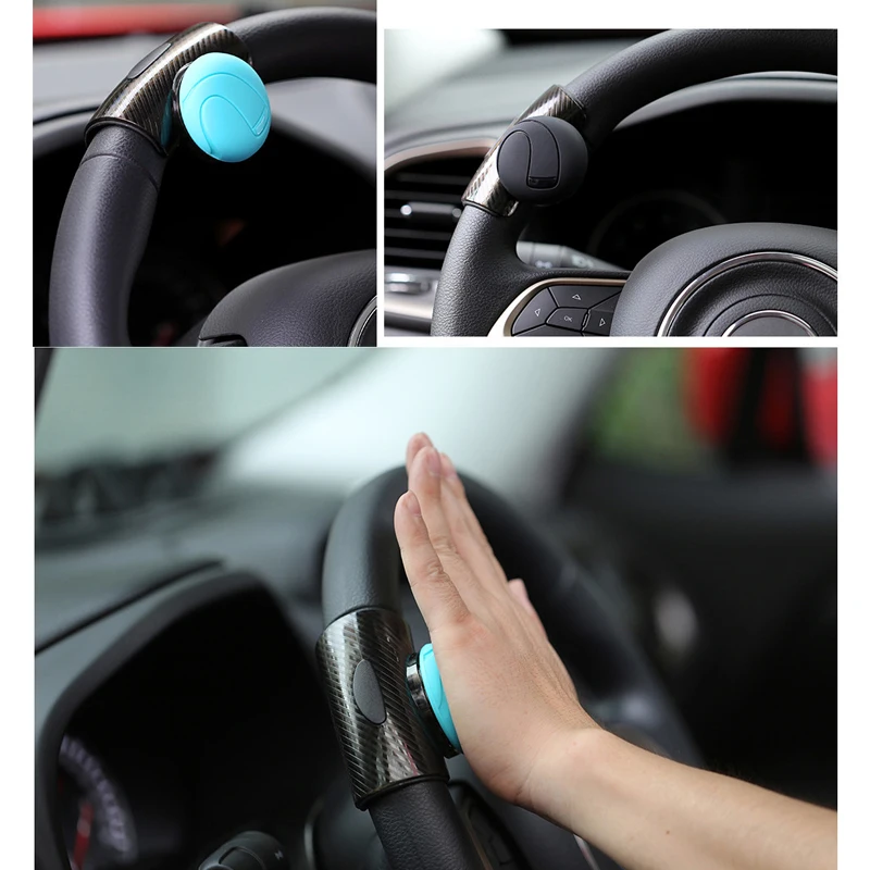 Car Steering Wheel Booster Ball Spinner Knob Power Handle Ball Hand Control Ball  Wheel Strengthener Auto Spinner Knob Ball