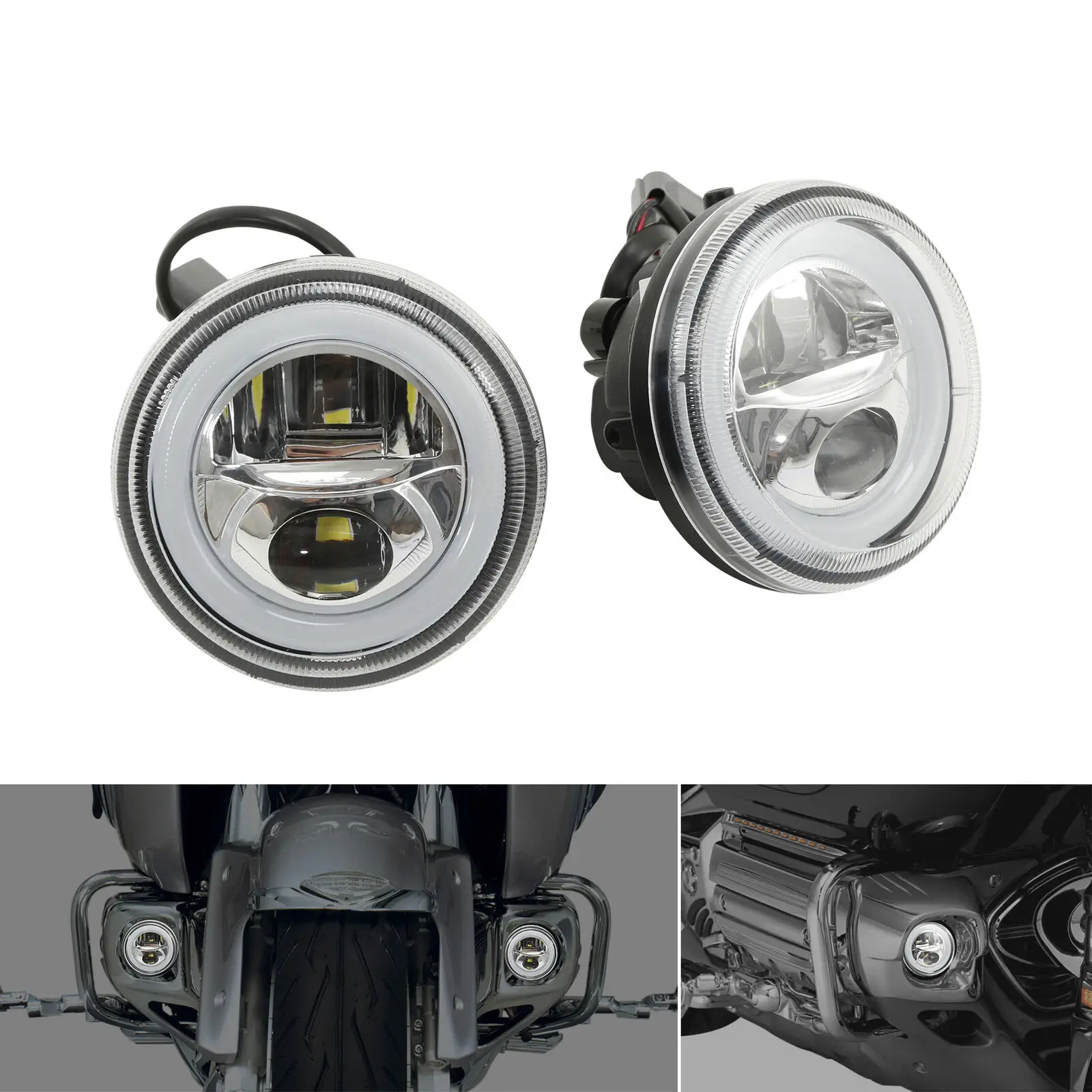 Motorcycle LED Driving Fog Light For Honda Gold Wing GL1800 2012-2017 F6B 2014-2016