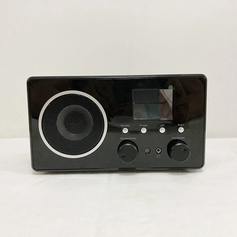 WIFI Radio Internet Web FM DBA Radios Bluetooth Speaker 5W RMS Color Screen Power Adaptor Supply Wooden Casing