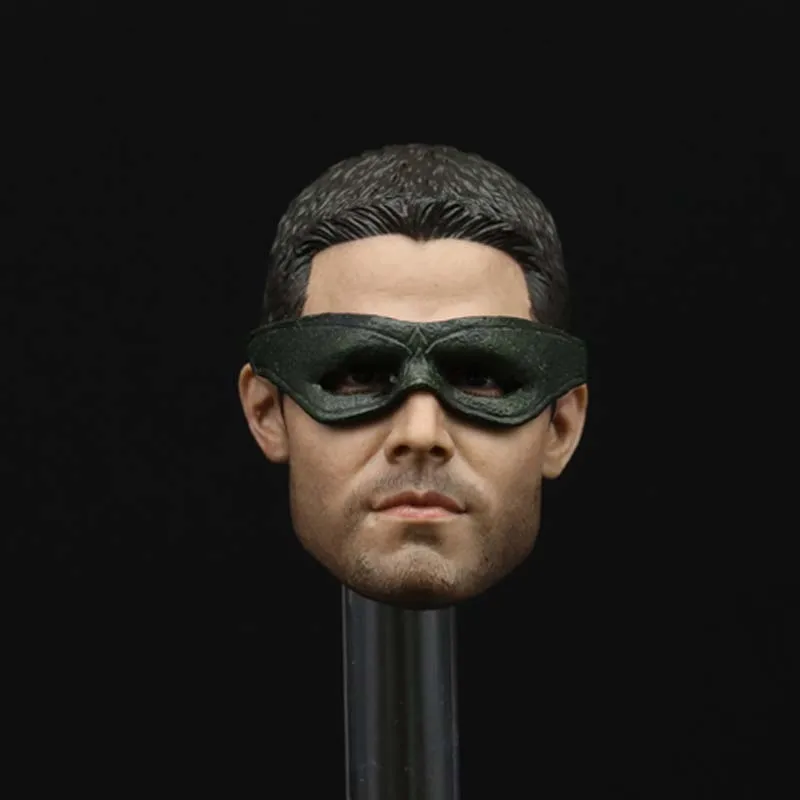 1/6 Scale Arrow Stephen Amell Head Sculpt Model Toy for 12in Action Figure Toy