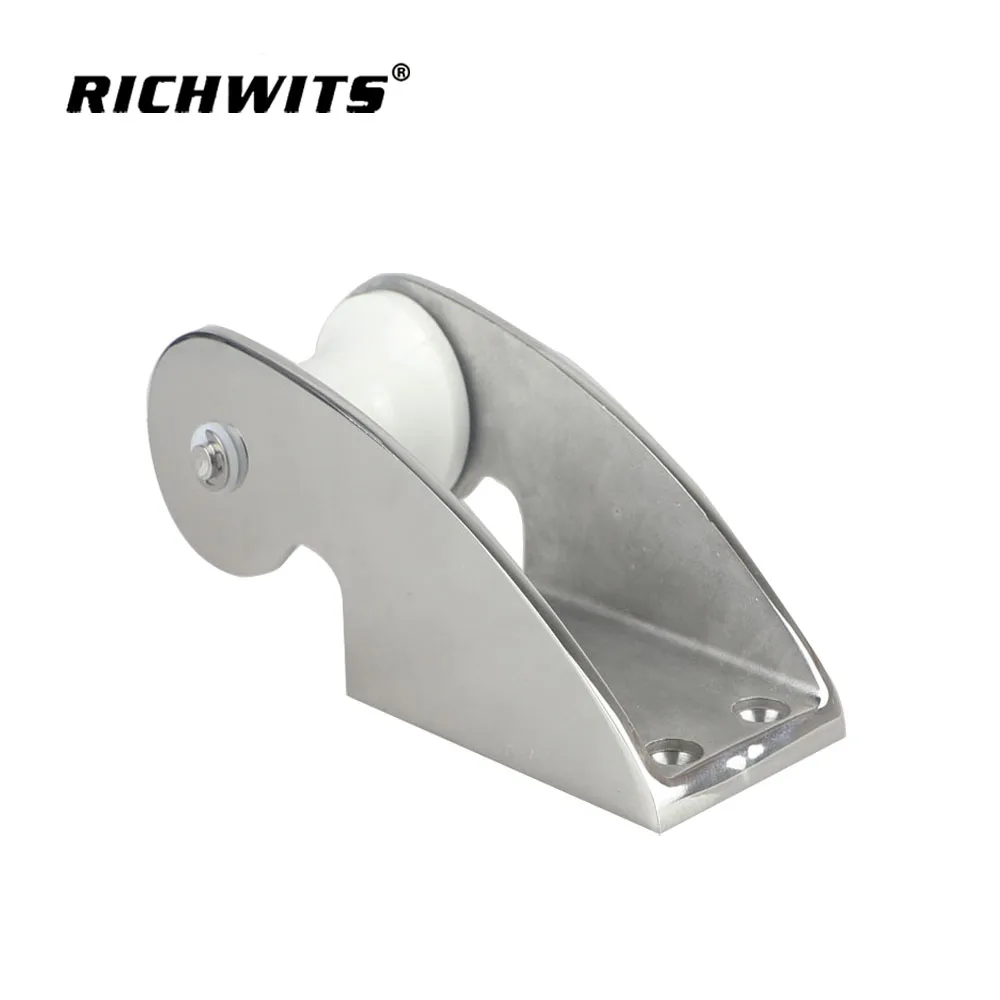 

NEW Boat Bow Anchor Roller 316 Stainless Steel Bow Rollers Heavy Duty 50x165mm Casting Mirror Polish Bow Roller