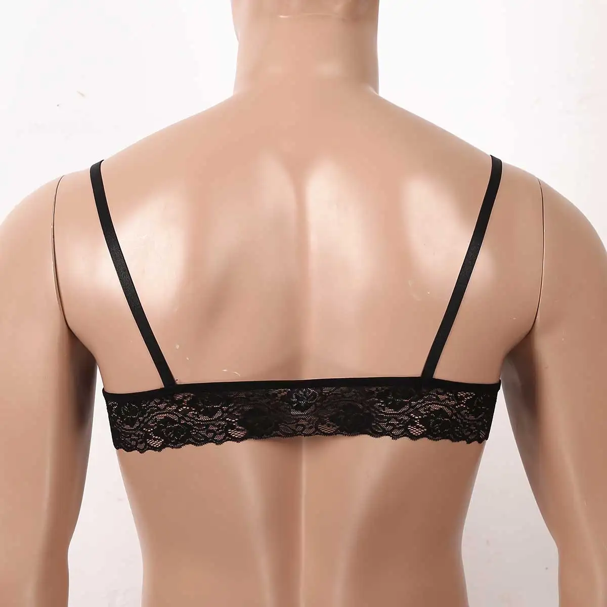 Mens Kislány Melltartó Fehérnemű Alkalmazkodó m Boltváll Befog Hombre Szatén csipkével Virág- bralette felső meleg wire-free Egzotikus tanks nightwear