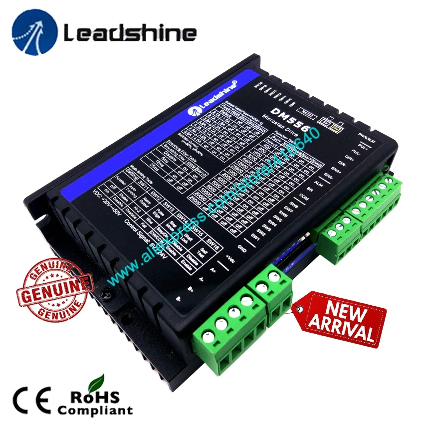 genuino leadshine dm556 fases unidade de passo digital com max 50 vcc de entrada mesmo preco mas funcao mais forte nova versao 30 01