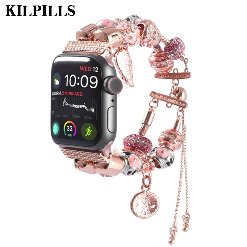 DIY manual strap for apple watch 5 band 44mm 40mm iwatch bands 42mm 38mm watchband bracelet  accessories for series 5 4 3 2 44 m