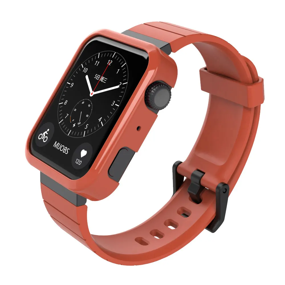 Strap for Mi Watch Wristband Protector Cover Case Silicone Wrist Strap for Xiaomi Watch Bracelet Protective Bumper