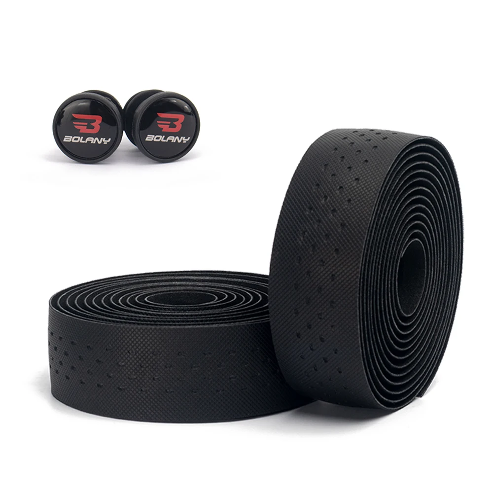 Bolany Bike leder Lenker Bänder Mit Bar Plugs Weiche atmungsaktive Anti-slip PU EVA Gürtel Kork Straße Fahrrad Zubehör