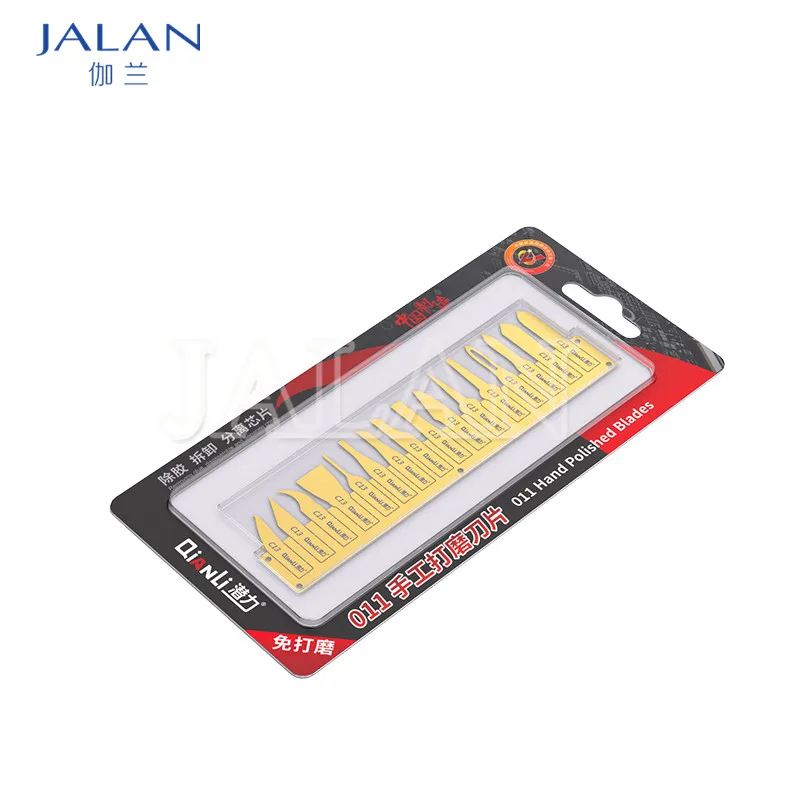 Qianli 011 Multifunctioal CPU IC Gluing Remove Knife handle Thin blade For motherboard BGA chip glu Cleaning Scraping Pry Tool