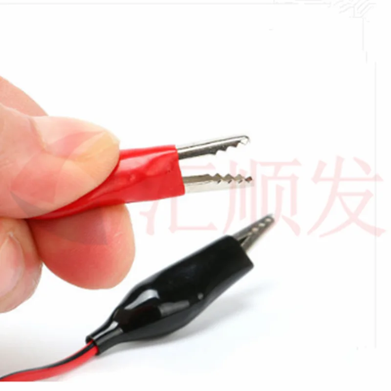 ワニ口クリップ,ダブルヘッド,コード,ナイロンコード,2線式,4ピン