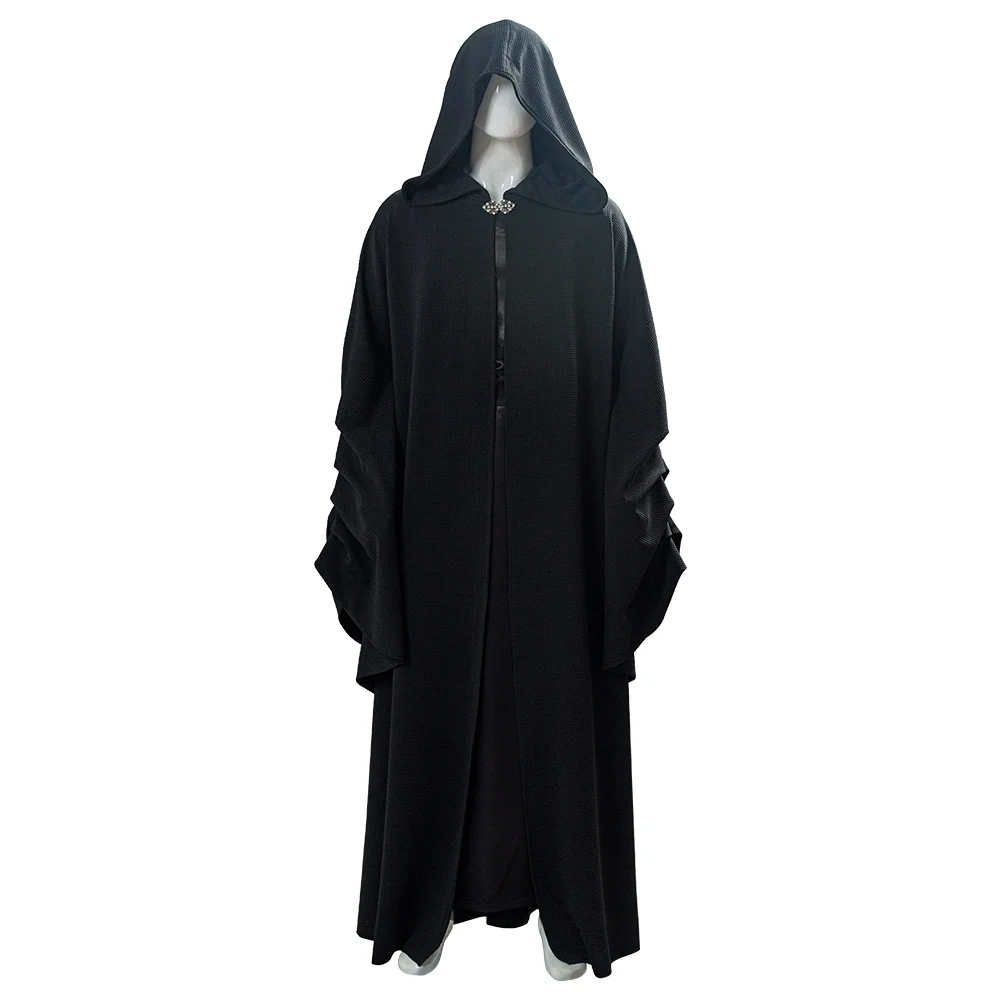 In Stock Sky Walker Darth Vader Costume Sheev Palpatine Cosplay Costume Men Fantasia Jedi Robe Halloween Carnival Disguise Suit