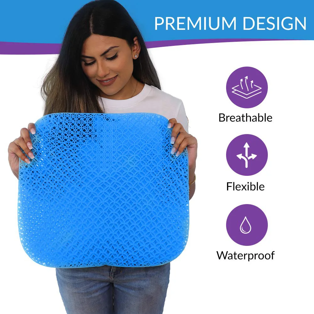 Cool Seating Cushion Honeycomb No Pressure Cushions Sit Hemorrhoids Prevention Washable Non-Slip For Car Office Summer