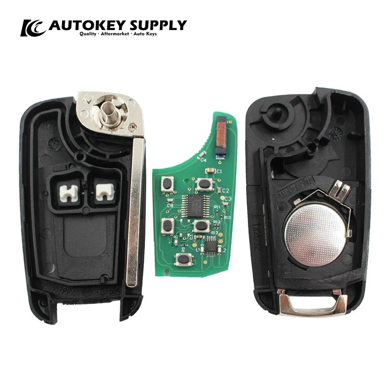 ForChevrolet 2 buttons remote key 433Mhz  AKGMC405