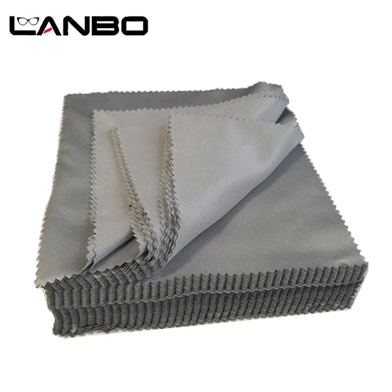 100 Teile/los 15x15 CM Objektiv Kleidung Brillen Zubehör Sauberes Tuch Mikrofaser Sonnenbrillen Brillen Kamera Gläser Duster Tücher – Detail 4