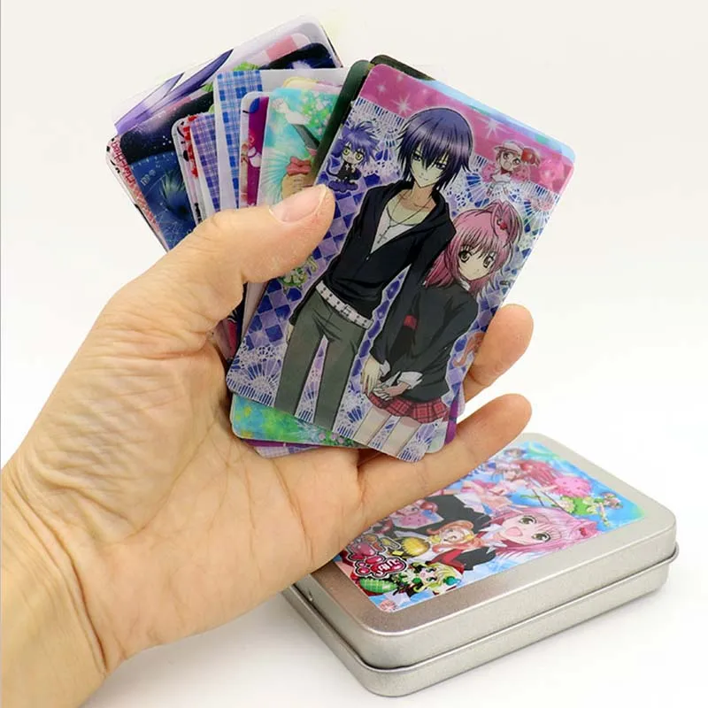 30PCS Shugo Chara Asian Dream Game Cards Iron Box Character Table Playing Toys For Family Children Gift