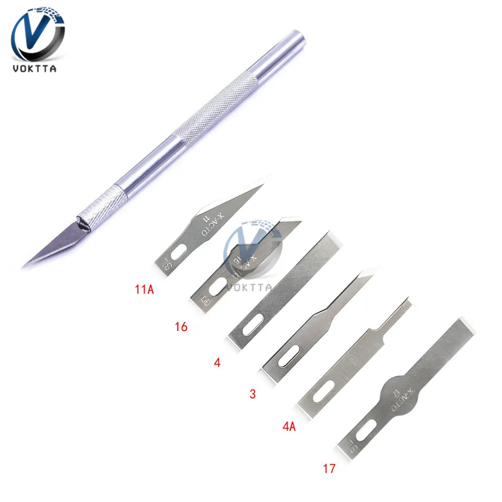 Taglierina antiscivolo incisione coltelli artigianali taglierina in acciaio inossidabile incisione fai da te Hobby scultura PCB riparazione coltello utensili a mano