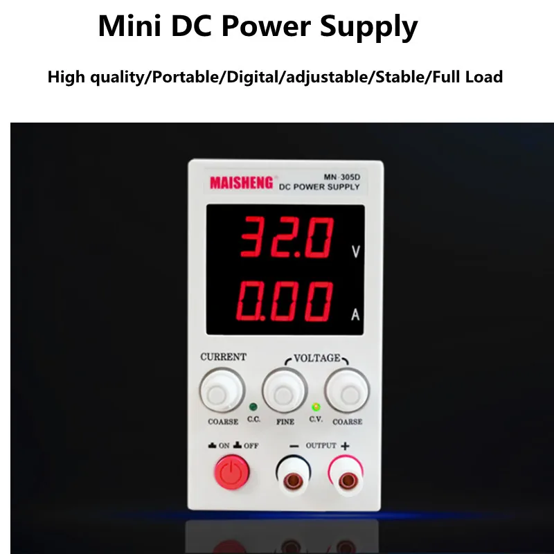 Maisheng MN-1001D MN-1002D MN-1003D Mini DC Power Supply Digital Display Adjustable Laboratory Test Switching Power Supply