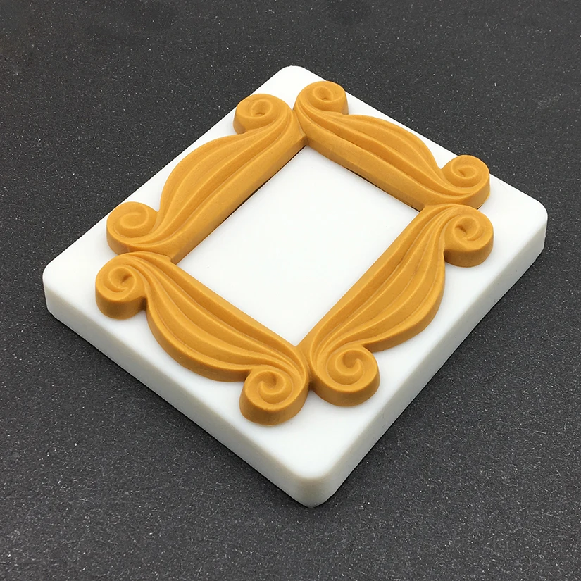 Photo Frame Shape Silicone Mold Sugarcraft Chocolate Cupcake Baking Mold Fondant Cake Decorating Tools