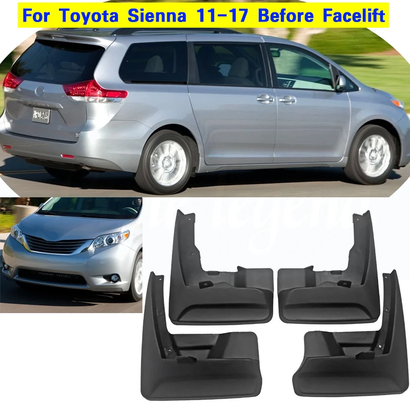 اللوحات الطينية للسيارة تويوتا سيينا XL30 2011 ~ 2019 2012 2013 2014 2015 2016 واقيات الطين واقيات الطين واقيات الطين ملحقات السيارات #2